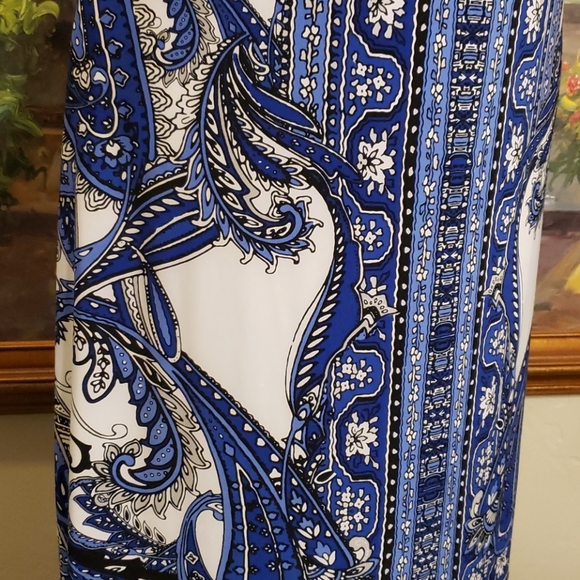 INC sleeveless Dress, Knee Length, gorgeous patten - Picture 4 of 9